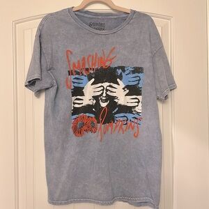 Smashing Pumpkins Blue Graphic Band Tee